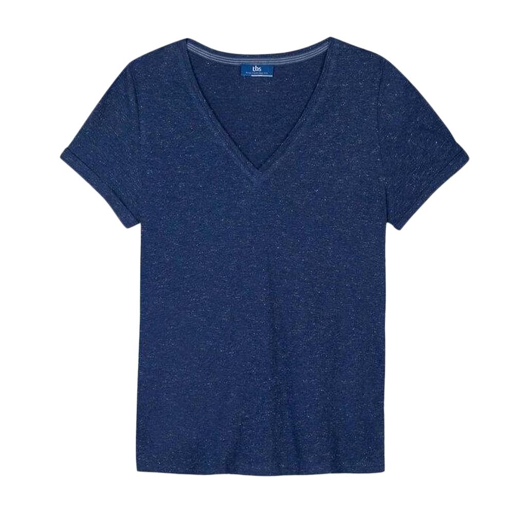 T-shirt Marine Femme TBS ADINATEE pas cher