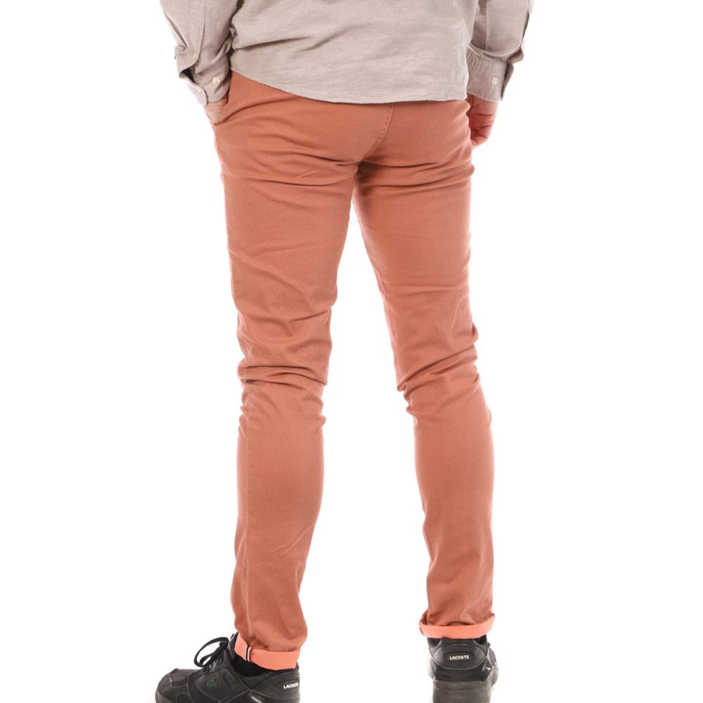 Chino Orange Homme La Maison Blaggio Tamar vue 2