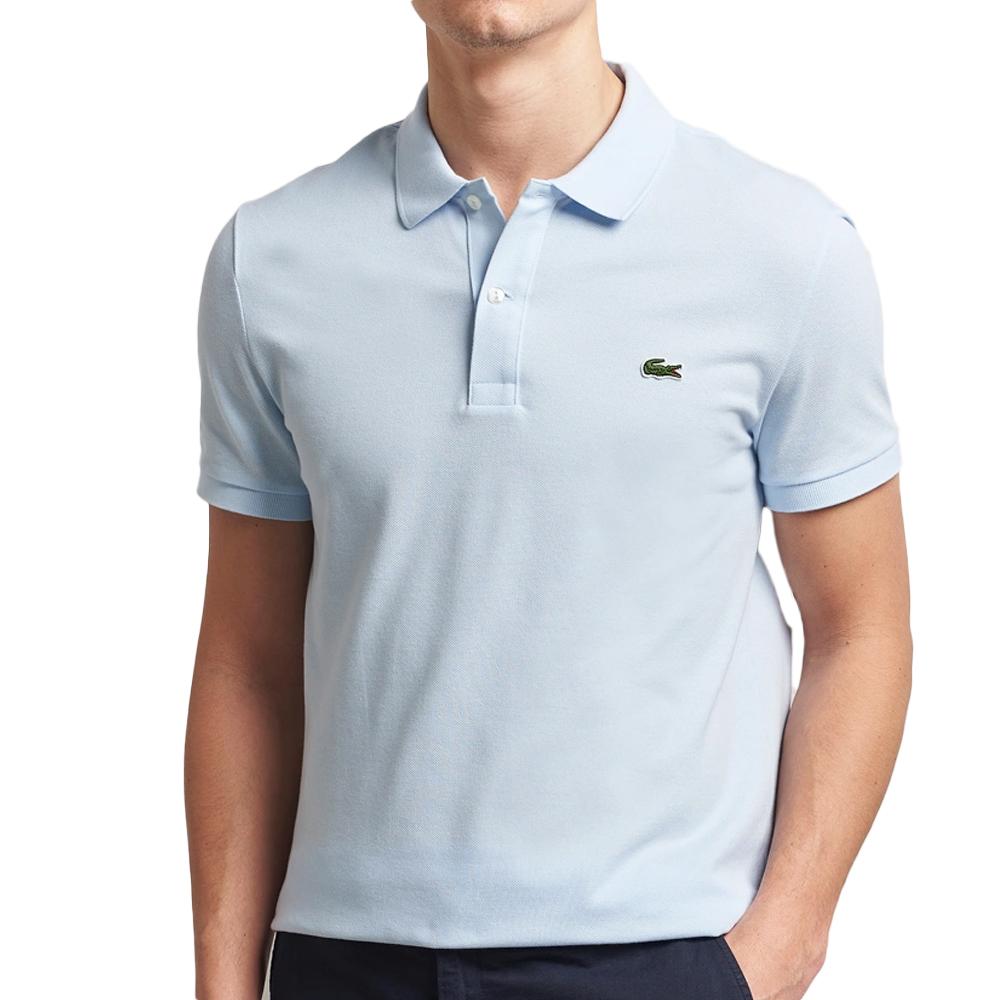 Polo Bleu Clair Homme Lacoste PH4012 pas cher