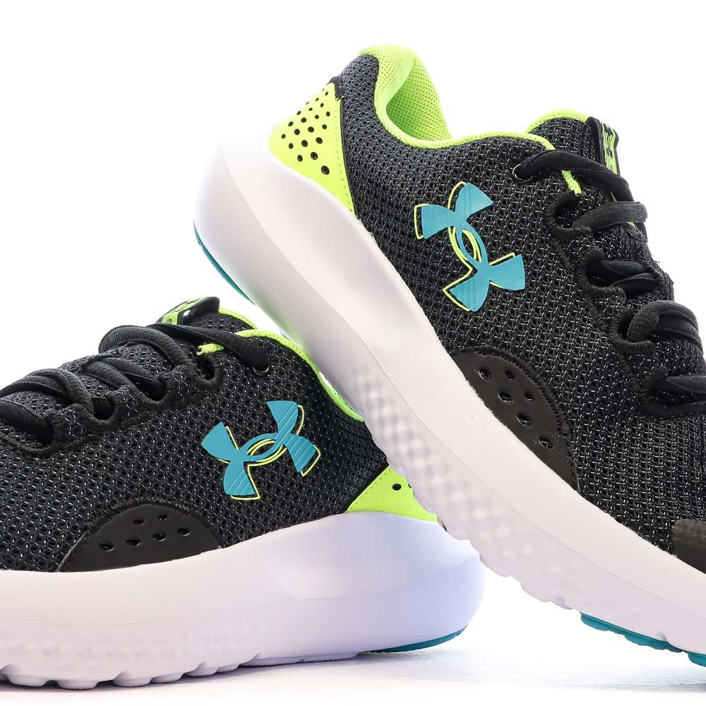 Baskets Marine/Jaune Garçon Under Armour Surge 4 vue 7