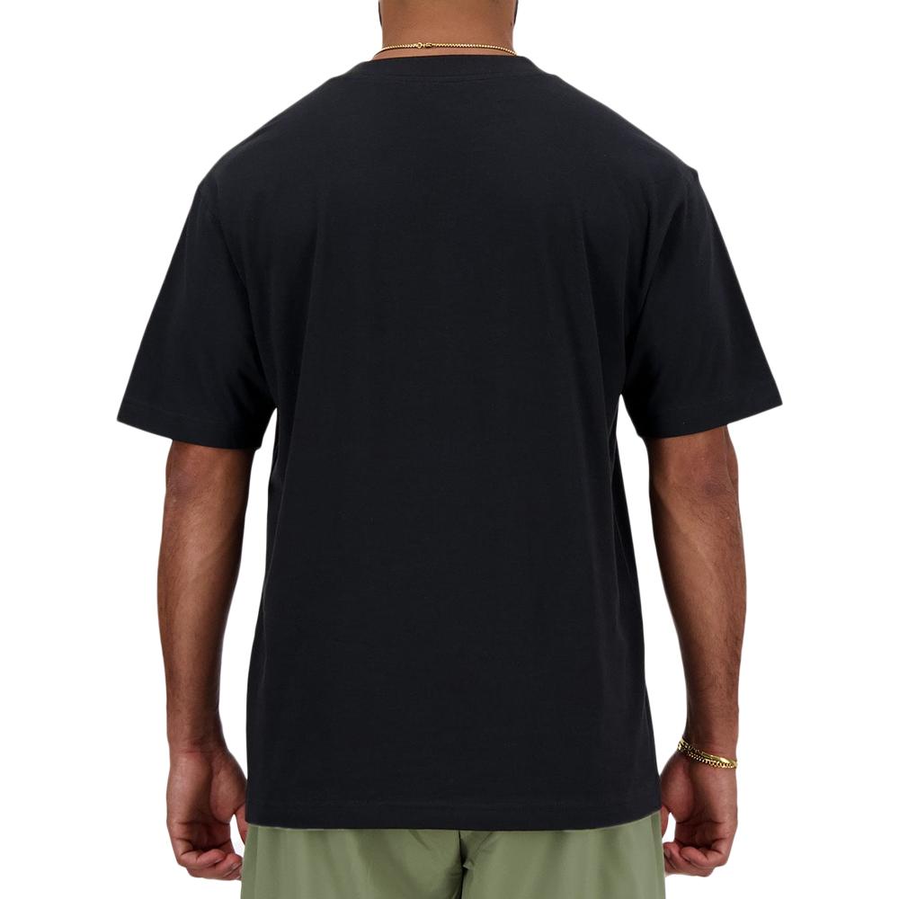 T-shirt Noir Homme New Balance Graphic vue 2