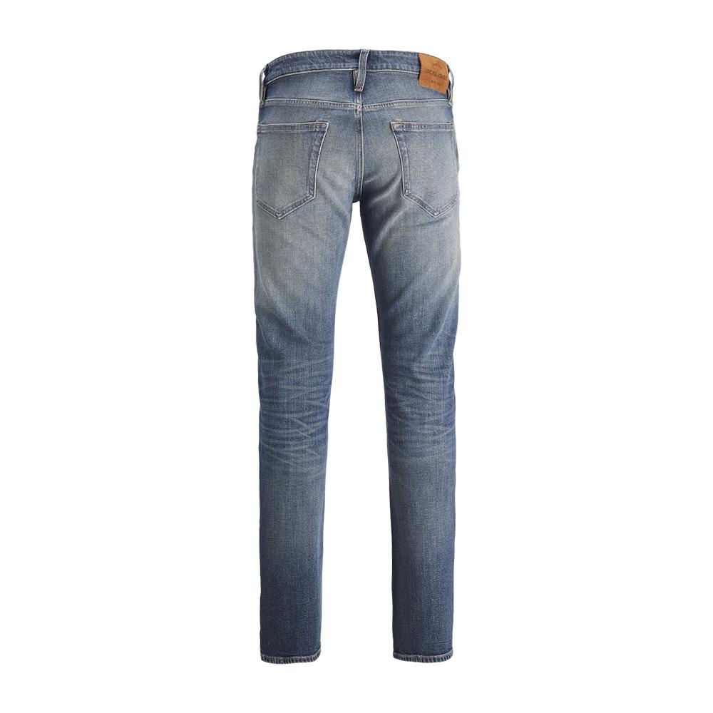 Jean Slim Bleu Homme Jack & Jones Mike vue 2