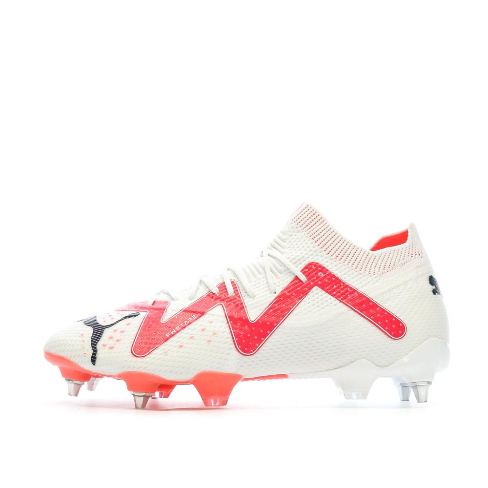 Chaussures de football Blanc/Rose Mixte Puma Future Ultimate MxSG pas cher