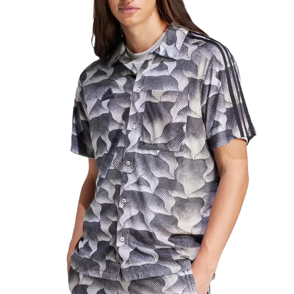 T-Shirt Gris/Noir Femme Adidas Tiro Aopshirt pas cher