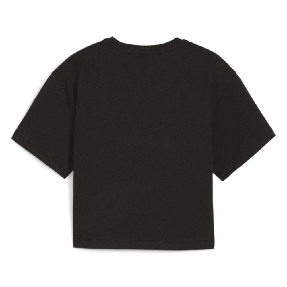 Crop top Noir/Rose Clair Fille Puma 845346 vue 2