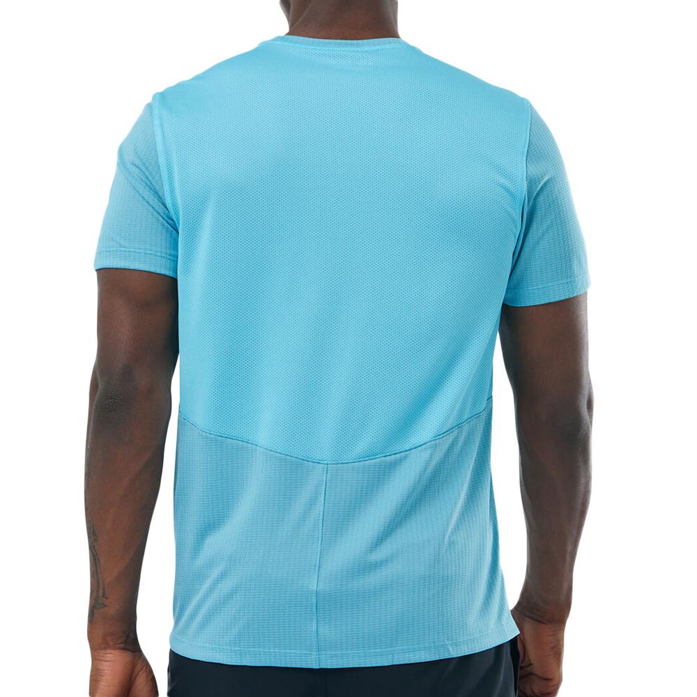 T-shirt Turquoise Homme Under Armour Speed vue 2