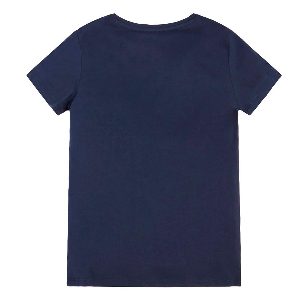 T-shirt Bleu Fille Guess vue 2