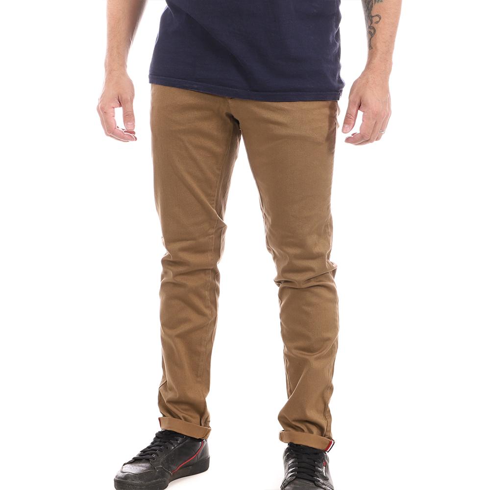 Pantalon Chino Camel Homme La Maison Blaggio Tyson pas cher