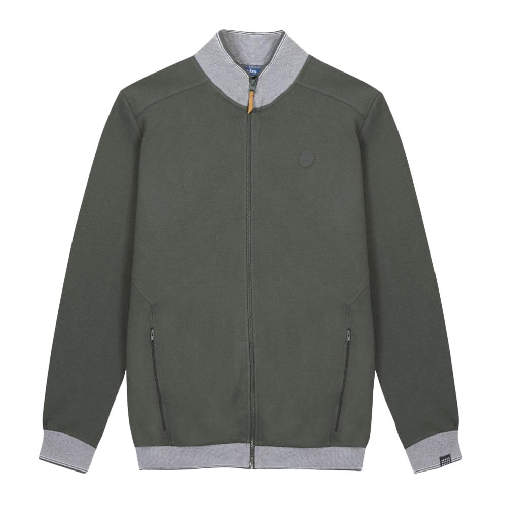 Sweat zippé Bleu/Grisé Homme TBS LOANN pas cher