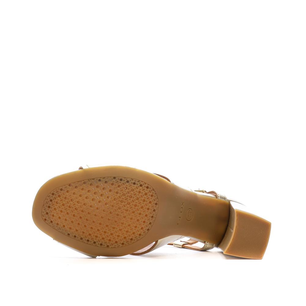 Sandales Dorées Femme Geox Neraklia vue 5