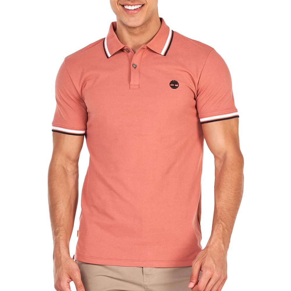 Polo Rose Homme Timberland Tipped pas cher