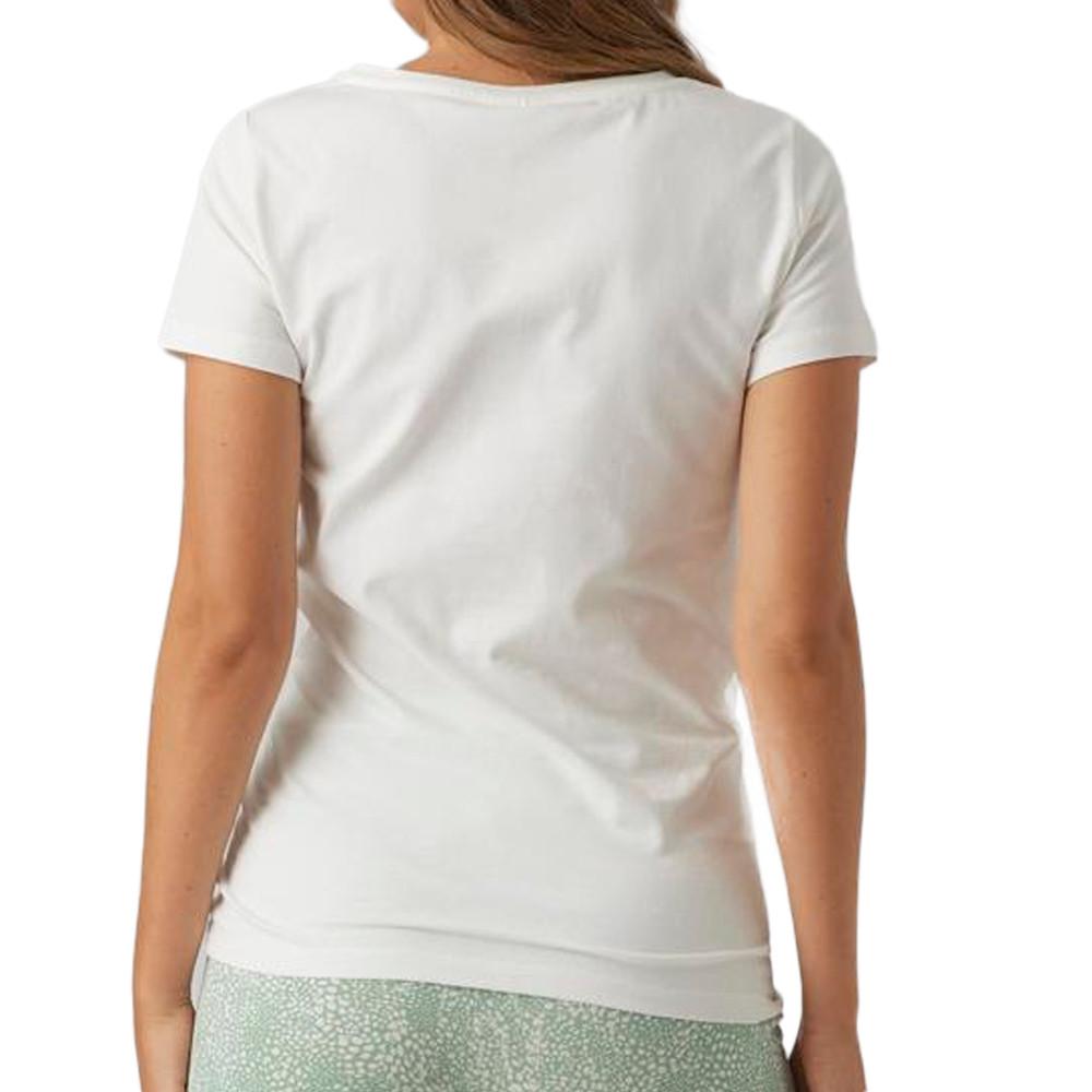 T-shirt Blanc Femme Mamalicious Feliz vue 2