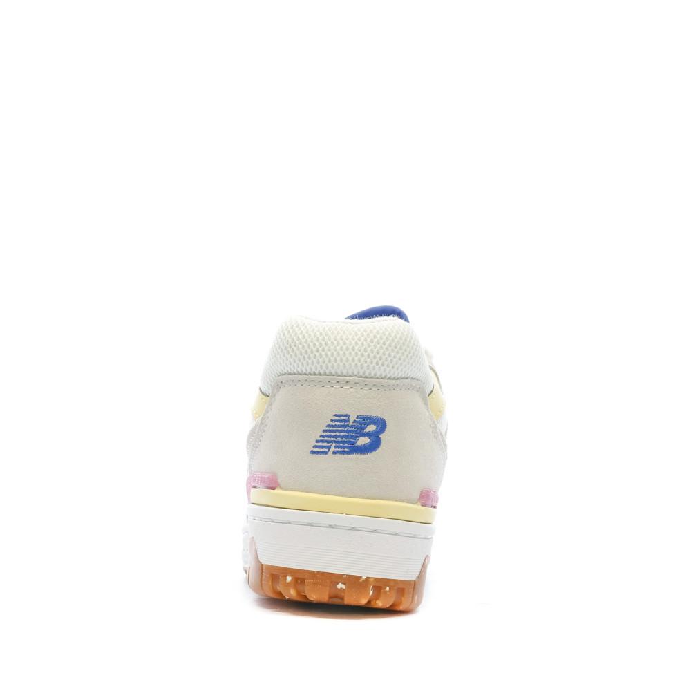 Baskets Beige/Bleu Femme New Balance Bb550 vue 3