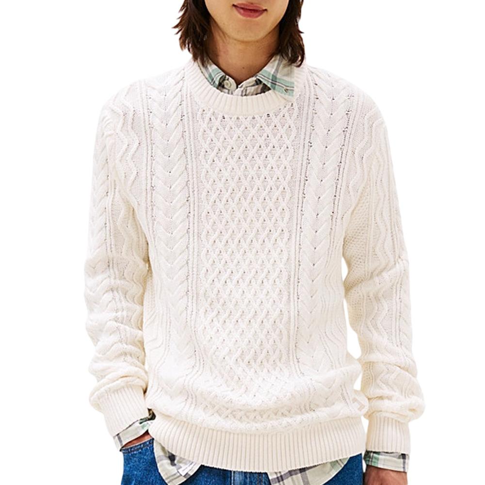 Pull Blanc Homme Tommy Hilfiger DM0DM22101 pas cher