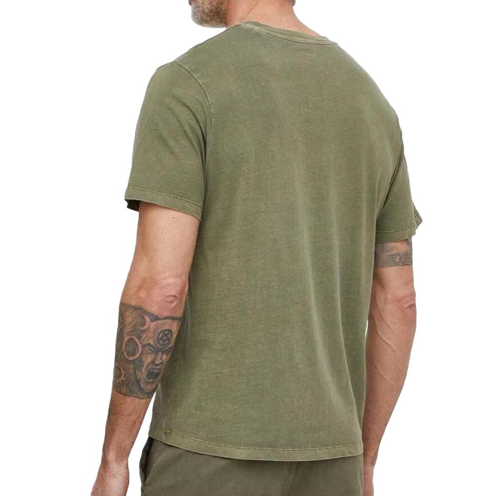 T-shirt Kaki Homme Pepe jeans Jacko PM50866 vue 2