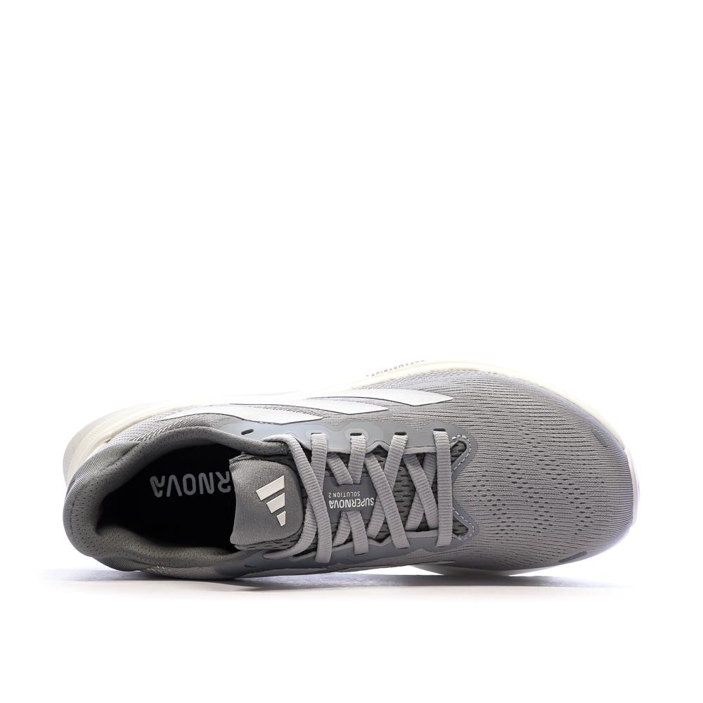 Chaussures de Running Gris Homme Adidas Supernova Solution 2 vue 4