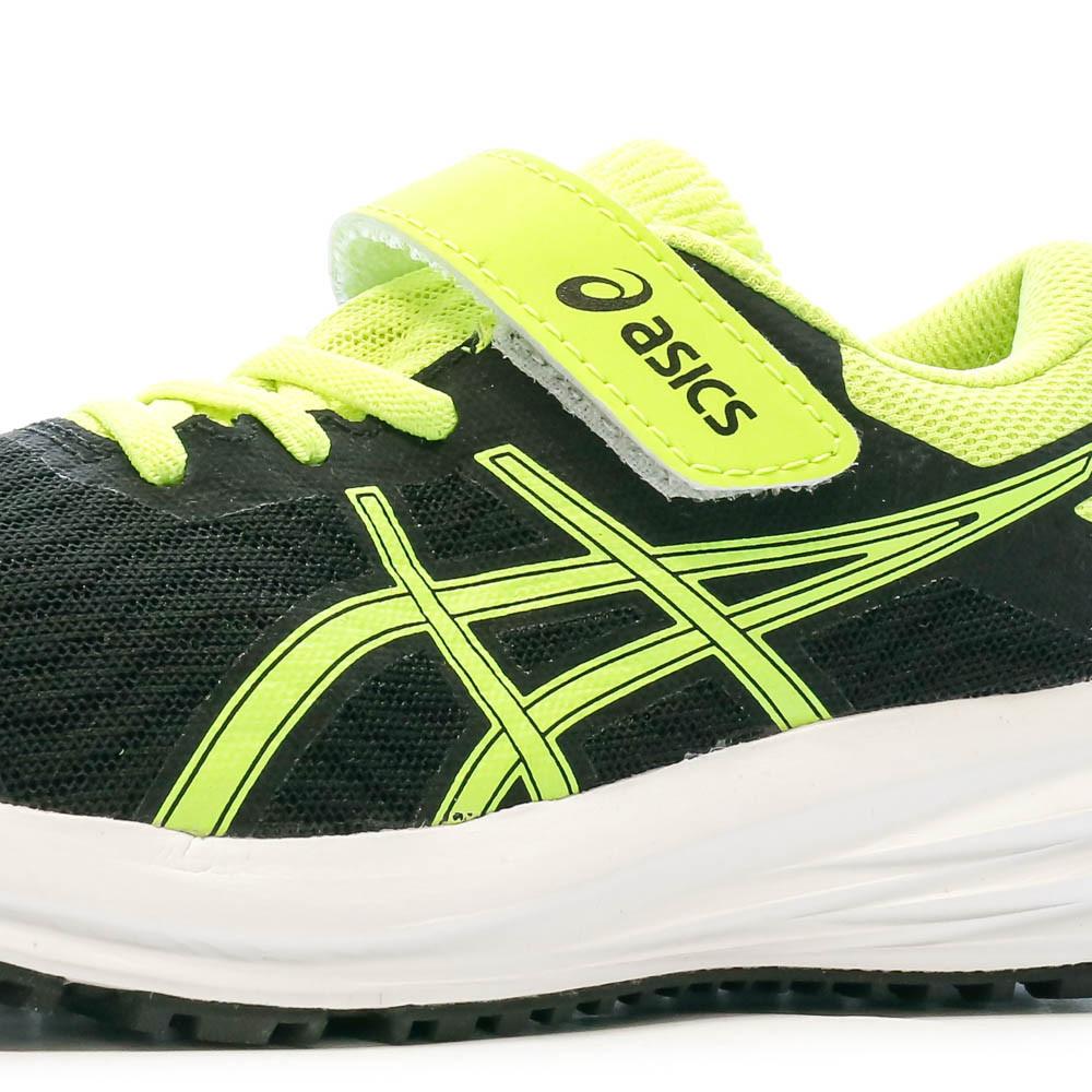 Baskets Noires/Jaunes Garçon Asics Patriot 12 Ps vue 7