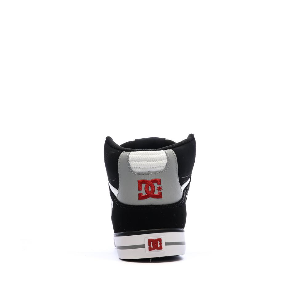Weiße/schwarze Herren-Sneaker DC Shoes Pure High Ansicht 3