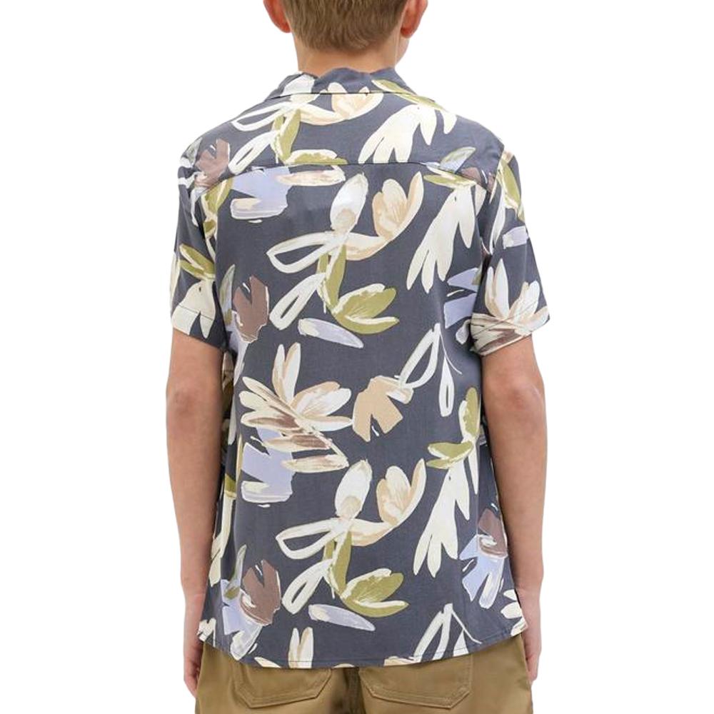 Chemise à Fleurs Grise Enfant Jack & Jones Cloud Dancer vue 2