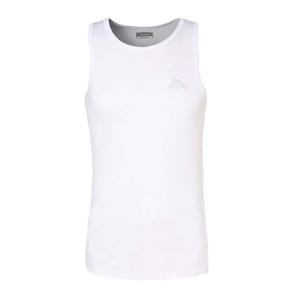 Débardeur Blanc Homme Kappa Carsenac pas cher