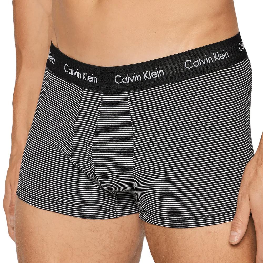 x3 Boxers Noir/Blanc Homme Calvin Klein Jeans Trunk vue 2
