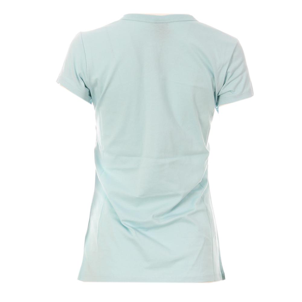 T-shirt Bleu Femme G-Star Raw Cursive vue 2
