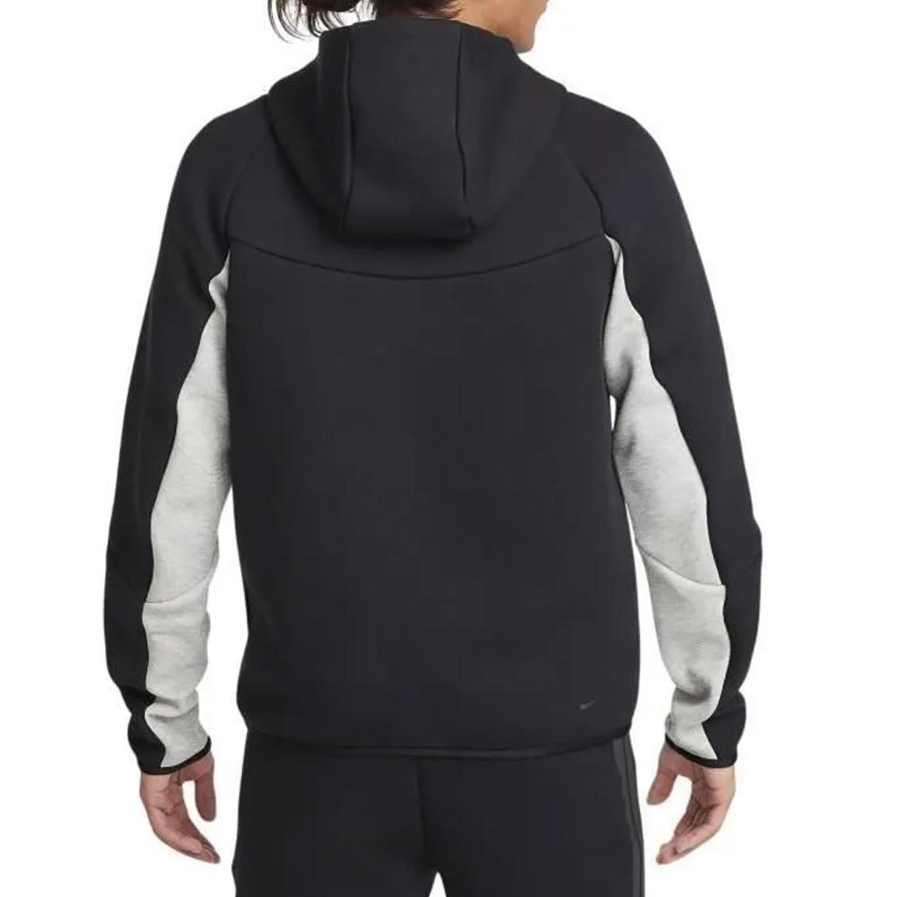 Veste Noire/Blanche Homme Nike Technique Flc vue 2