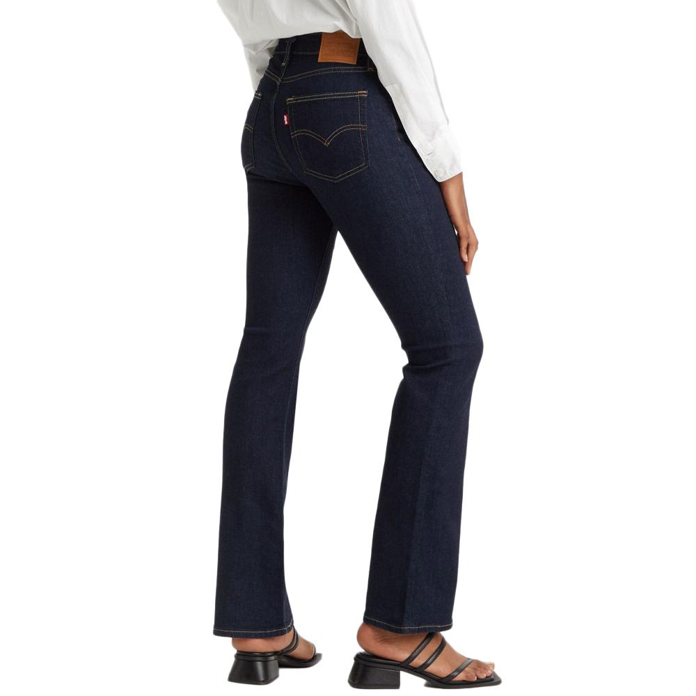 Jean 725 Bleu Brut Femme Levi's High Rise Bootcut vue 2