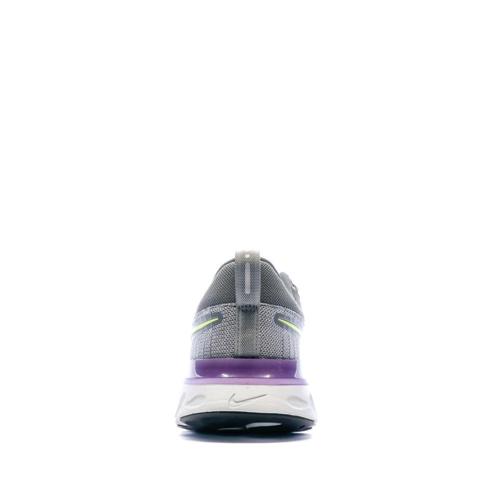 Chaussures de running Grises Homme Nike React Infinity Run vue 3