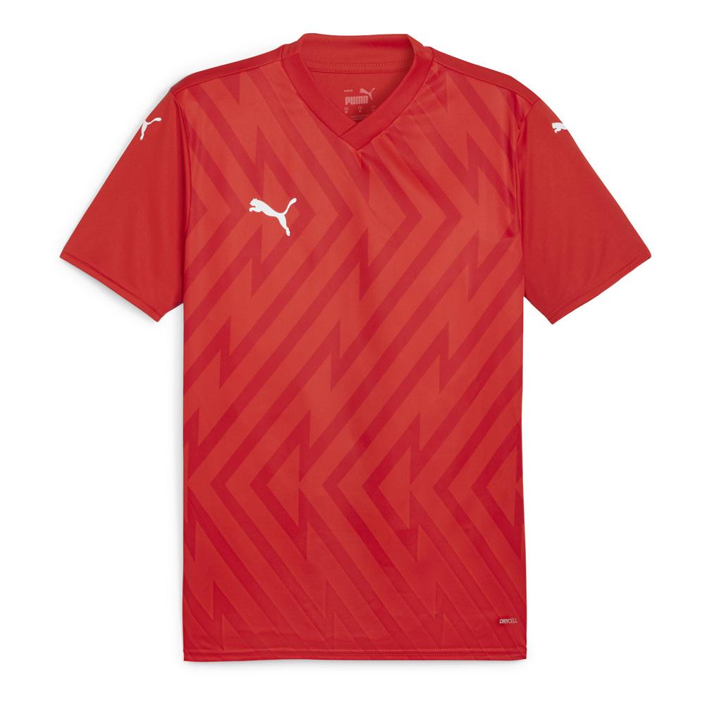 Camiseta de fútbol Puma Teamglory roja para hombre barato
