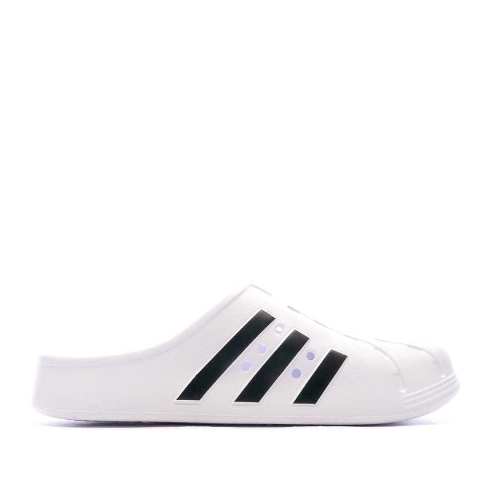 Sabot blanc homme Adidas Adilette Clog vue 2