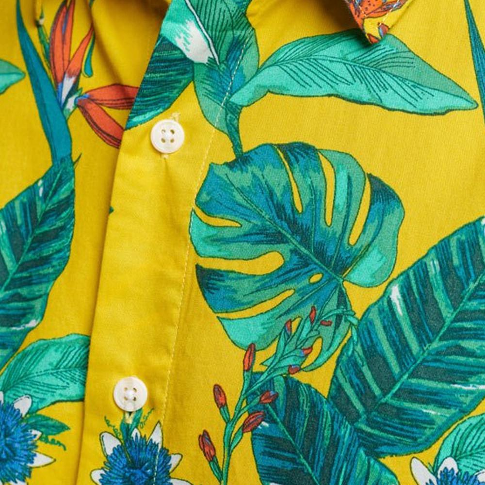 Chemise Jaune Superdry Vintage Hawaiian vue 3