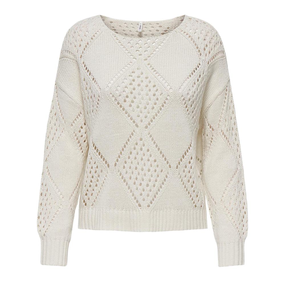 Pull Ecru Femme Only Patricia pas cher