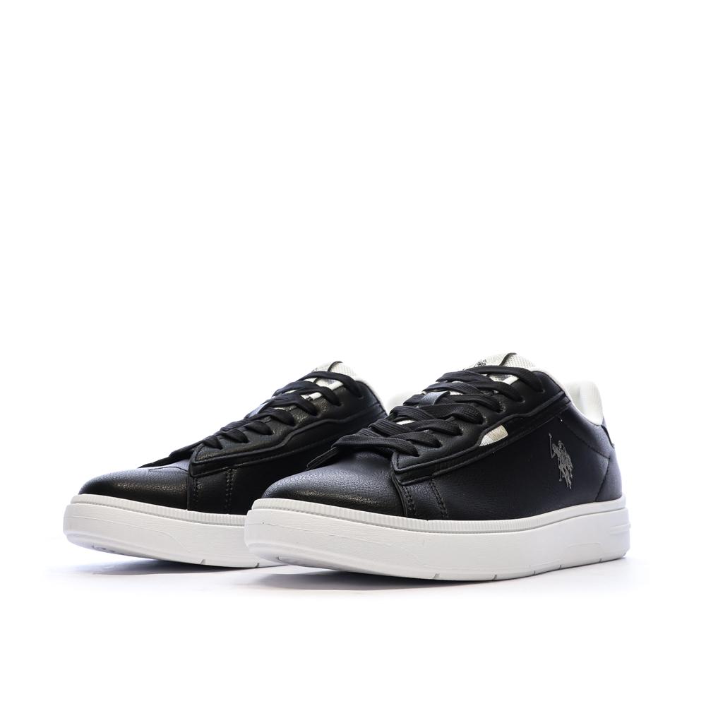 Baskets Noires Femme US Polo ASSN For Everyday vue 6
