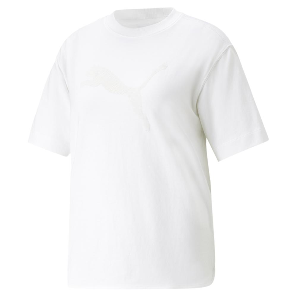 T-shirt Blanc Fushia Femme Puma 731 pas cher