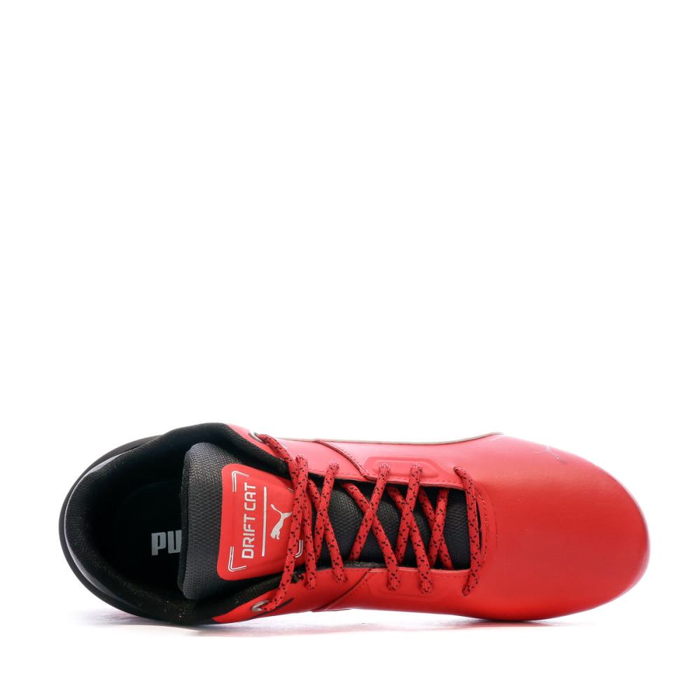 Baskets Rouge Homme Puma Ferrari Drift Delta vue 4