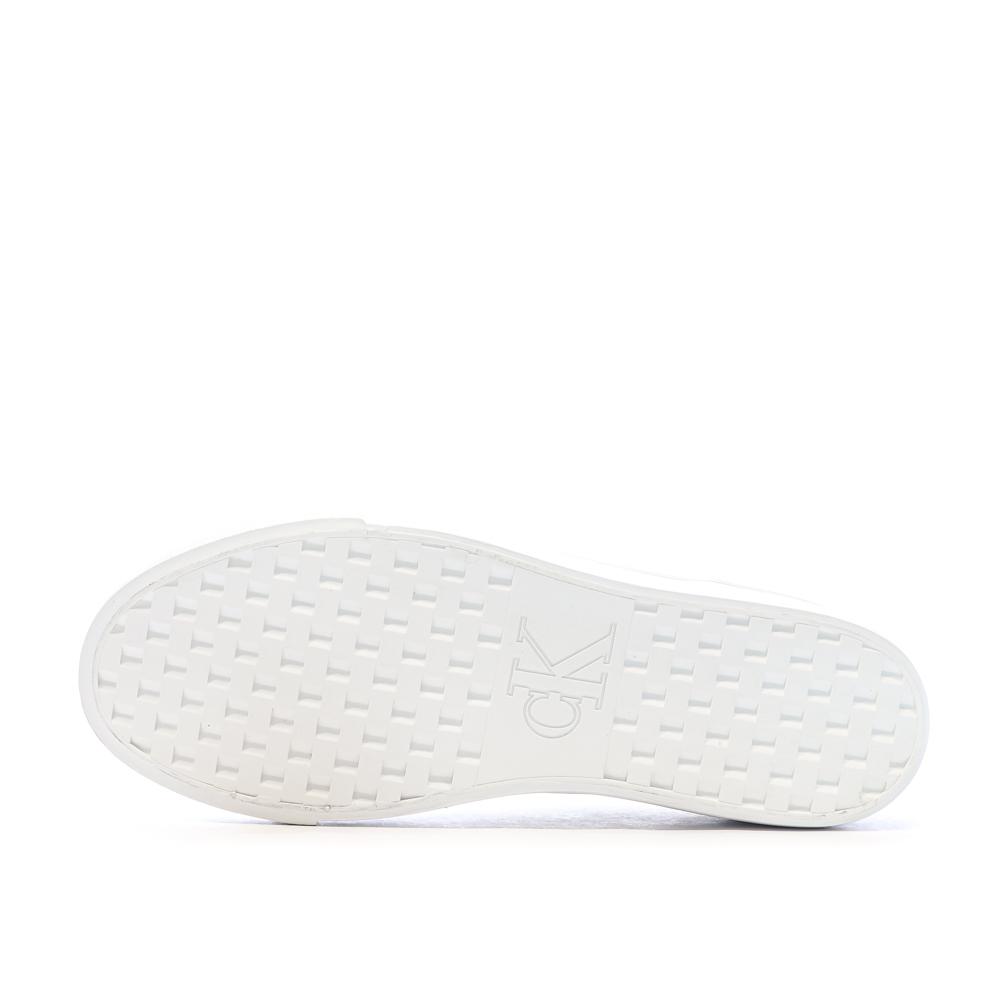 Baskets Beiges /Blanches Femme Calvin Klein Jeans Classic Cupsole Mg vue 5