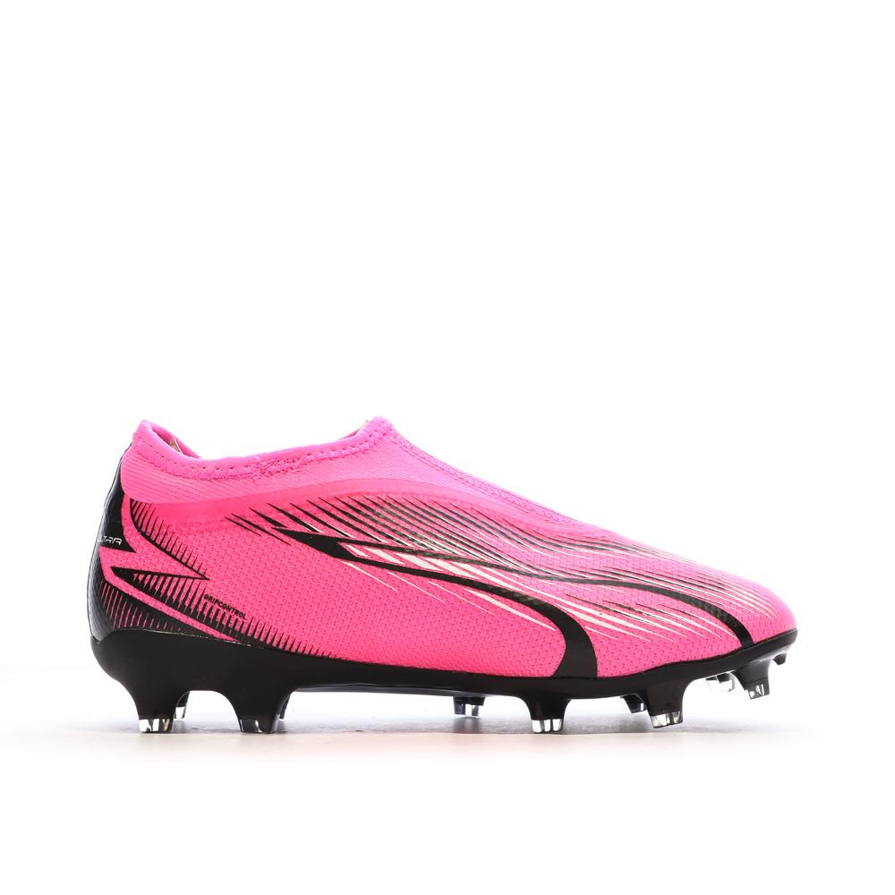 Chaussures de football Rose Garçon/Fille Puma Ultra Match vue 2