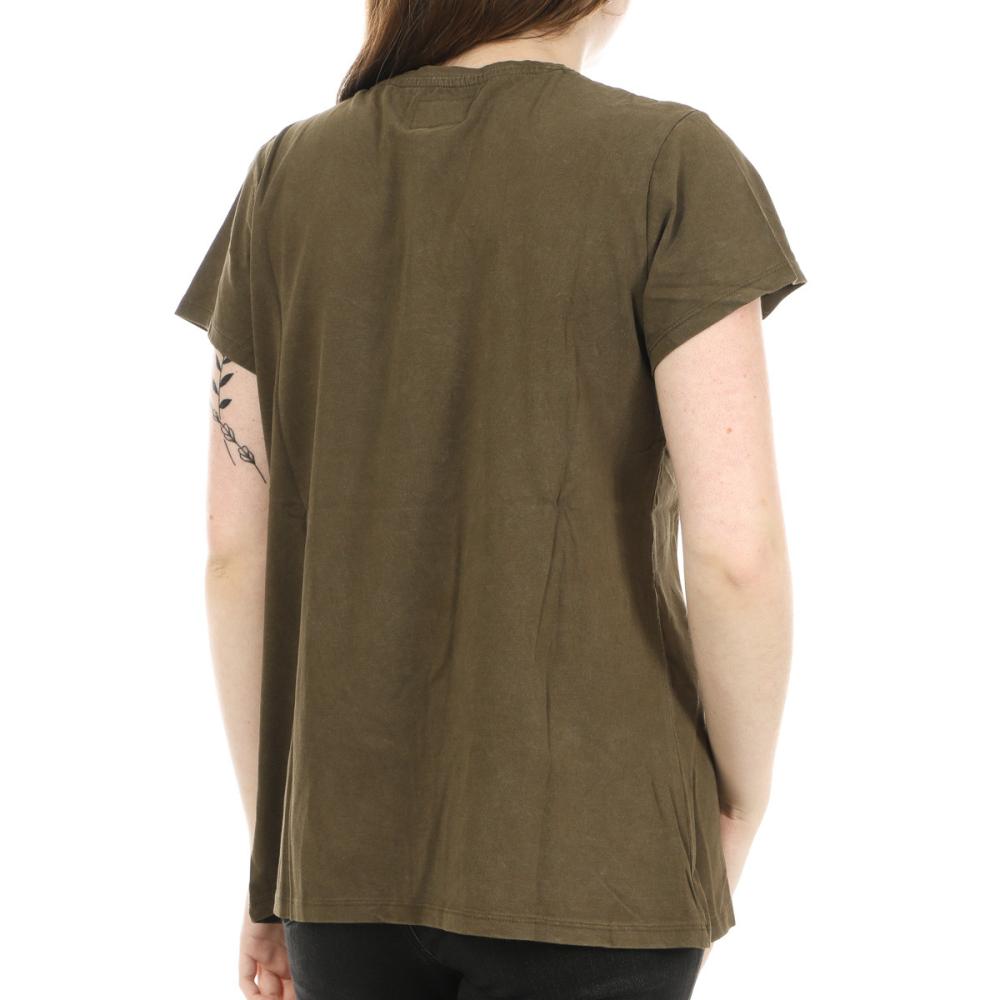 T-shirt Kaki Femme Josephin Roller vue 2