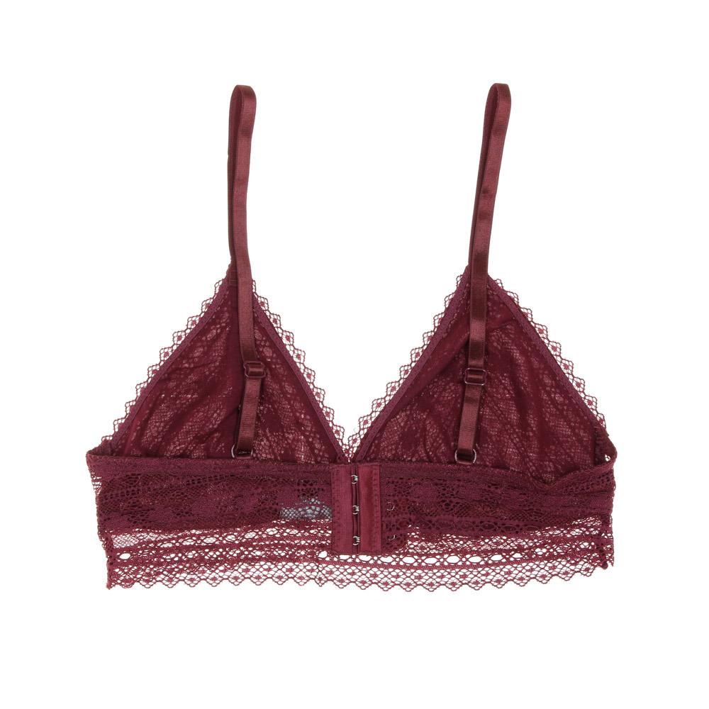 Soutien Gorge Bordeaux Femme Les Petites Bombes LOUNA vue 2