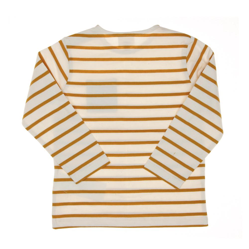 T-shirt Jaune à Rayures Garçon EOM Loriso vue 2