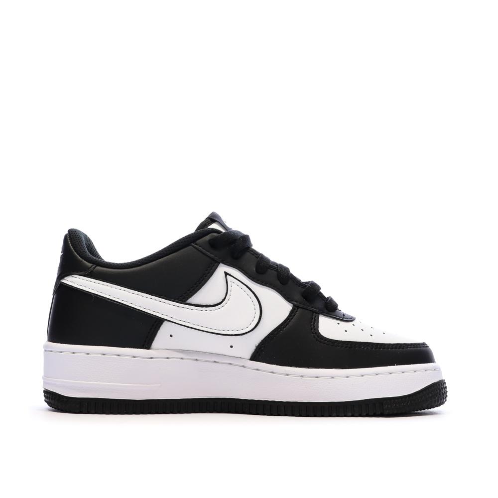 Air Force 1 Baskets Noires/Blanches Garçon Nike vue 2