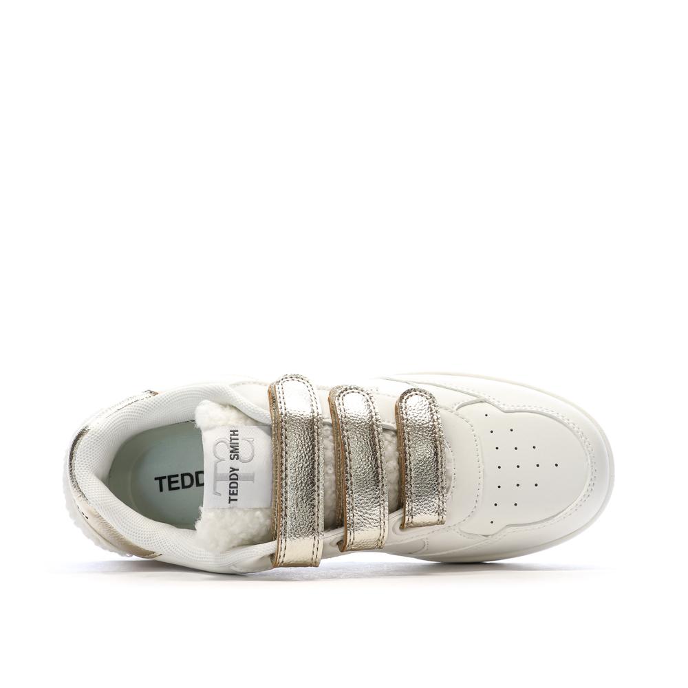 Baskets Ecru/Doré Femme Teddy Smith Sra C vue 4