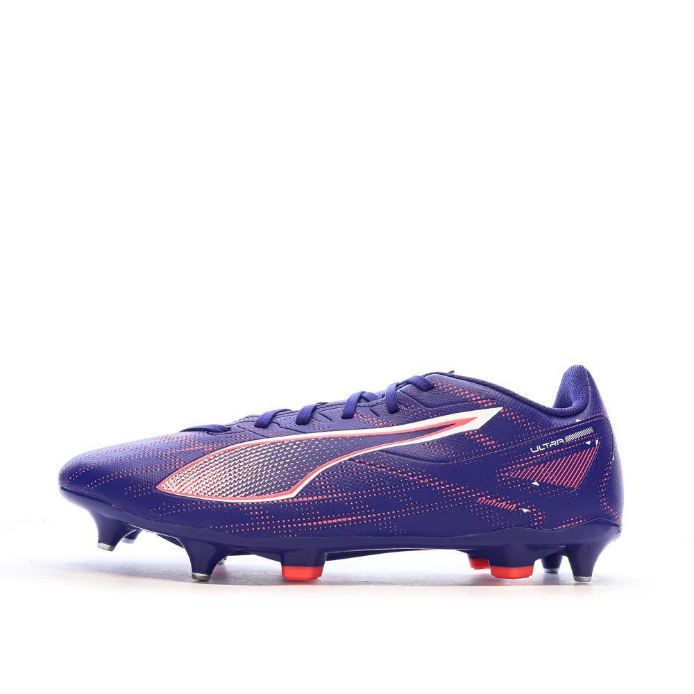 Chaussures de Foot Violettes Homme Puma Ultra 5 Play MxSG pas cher