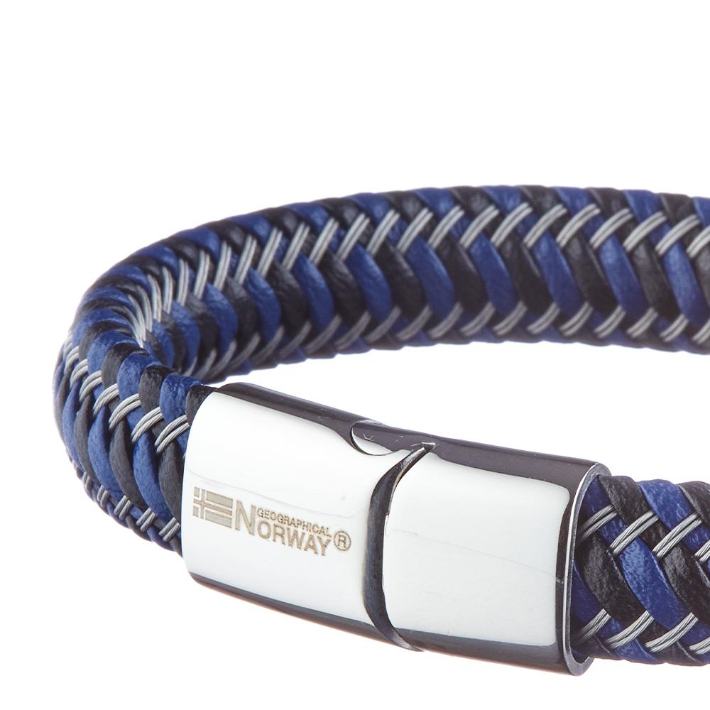 Bracelet Noir/Bleu Geographical Norway Rigide vue 2