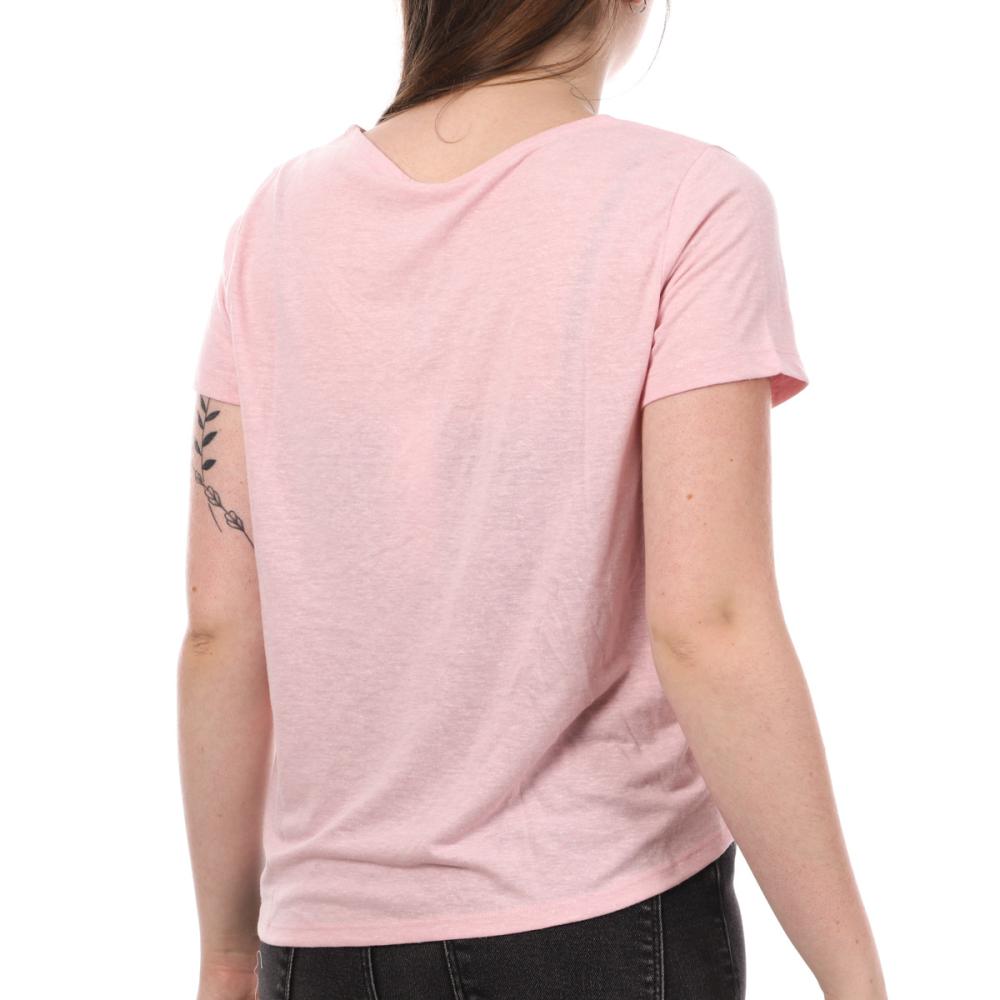 T-shirt Rose Femme JDY Linette vue 2