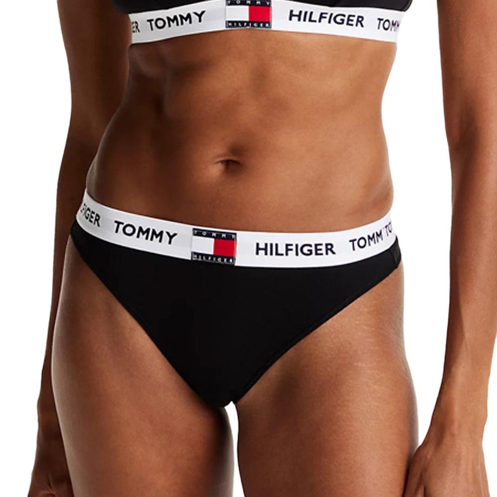 String Noir Femme Tommy Hilfiger Classic pas cher