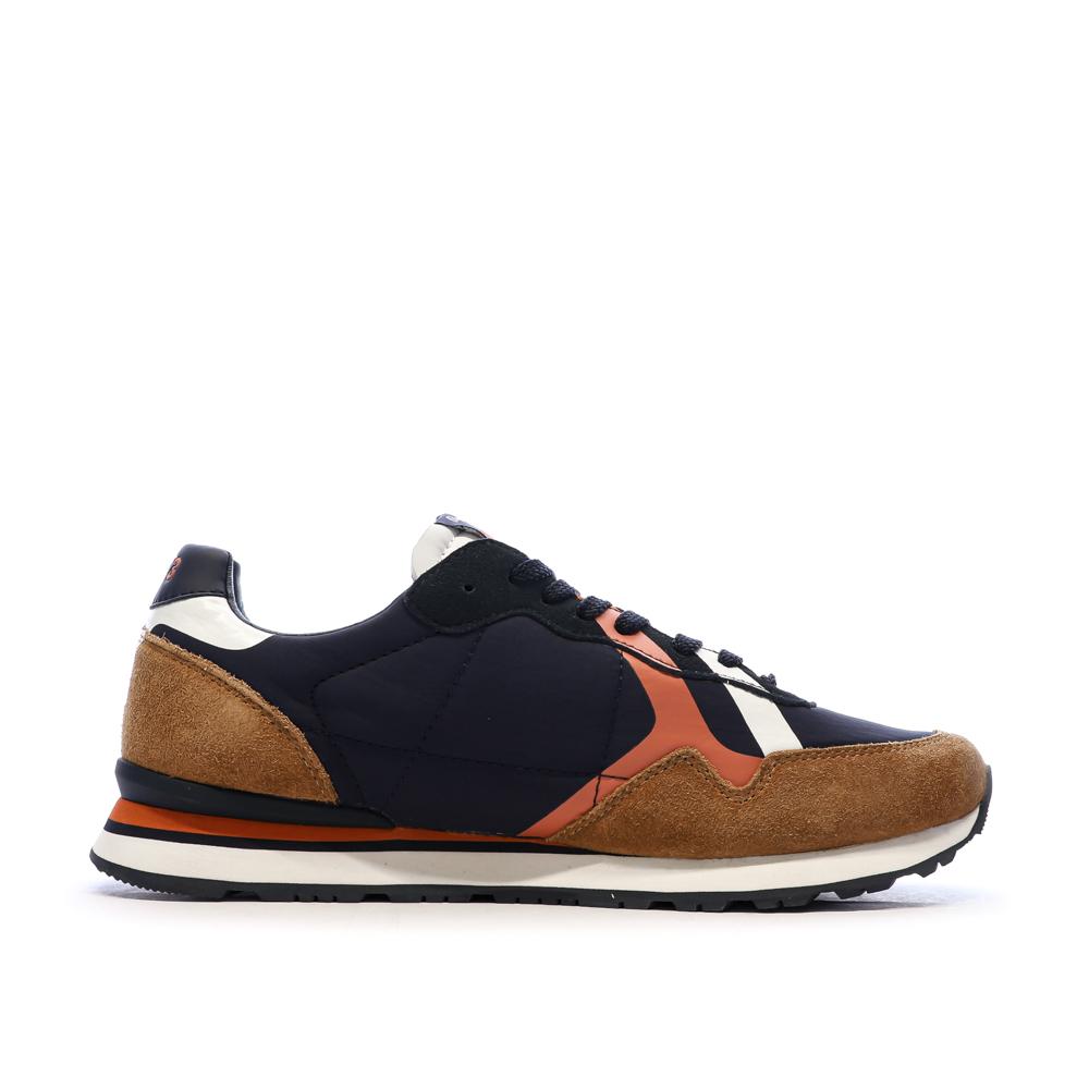Baskets Marine/Marron Femme Pepe jeans Brit Mixt vue 2