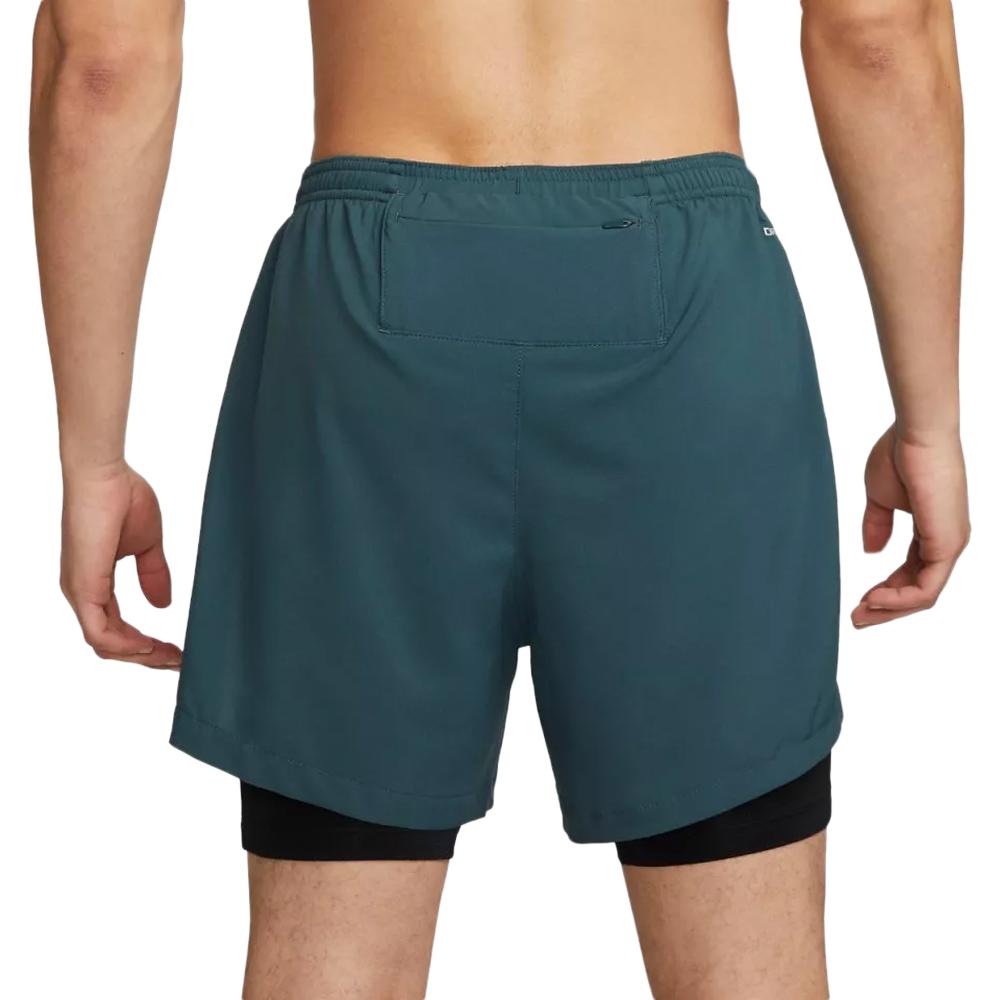 Short de Running Vert/Noir Homme Nike Stride vue 2