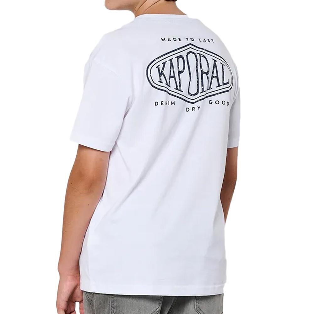 T-shirt Blanc Garçon Kaporal MERCYH vue 2